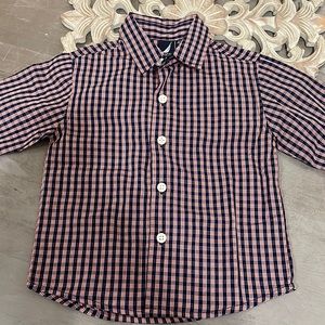 Boys Nautica Button Down Long Sleeve Shirt  Size 24 months